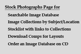 Searchable Image Database<br>Image Collections<br>Stock list